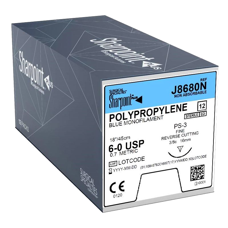 Polypropylene Sutures Image result for surgical specialties Polypropylene 6-0 Blue