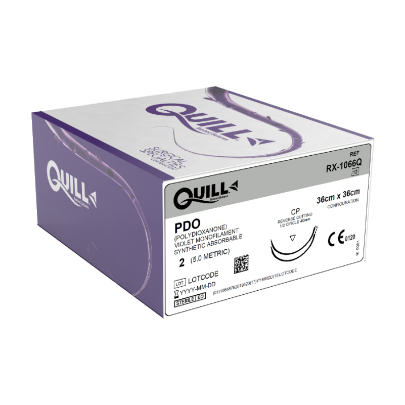 Quill Pdo 2 Violet 36cm X 36cm Cp Bi Directional Surgical Specialties