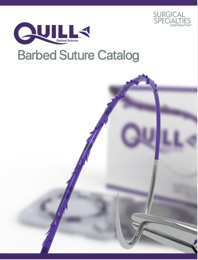 Sharpoint, Quill, Look & Pearsalls Product Catalogs Surgical Specialties